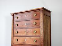 Late 19th Century French Cherrywood "Semainier" Tallboy (6 of 9) Late 19th Century French Cherrywood "Semainier" Tallboy (6 of 9)