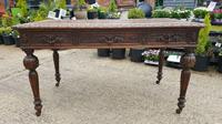 Quality Victorian Oak Writing Desk (10 of 12) Quality Victorian Oak Writing Desk (10 of 12)