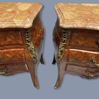 Pair of Italian Parquetry Bedside Commodes (6 of 8) Pair of Italian Parquetry Bedside Commodes (6 of 8)