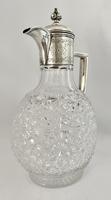Silver & Crystalclaret Jug. Sheffield 1894. (5 of 10) Silver & Crystalclaret Jug. Sheffield 1894. (5 of 10)
