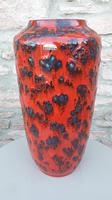 Vintage 1960s Fat Lava Floor Vase Europ Linie Scheurich Keramik WGP (2 of 3) Vintage 1960s Fat Lava Floor Vase Europ Linie Scheurich Keramik WGP (2 of 3)