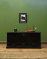 Antique Black Chest Trunk Storage Box, Ebonized finish, Gothic (12 of 18) Antique Black Chest Trunk Storage Box, Ebonized finish, Gothic (12 of 18)
