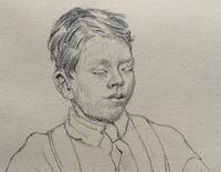 William Robert Hay - Original - Seated Student Portrait Pencil Drawing (10 of 12) William Robert Hay - Original - Seated Student Portrait Pencil Drawing (10 of 12)