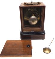 Fine French Officers 8-day Mantel Clock – Rosewood Case With Satinwood Inlay (10 of 13) Fine French Officers 8-day Mantel Clock – Rosewood Case With Satinwood Inlay (10 of 13)