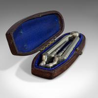 Antique Folding Pocket Compass, Pillar Divider, Drawing Instrument, Victorian (6 of 10) Antique Folding Pocket Compass, Pillar Divider, Drawing Instrument, Victorian (6 of 10)