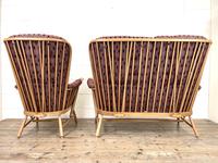 Vintage Ercol Evergreen Two Seater Sofa & Armchair (9 of 10) Vintage Ercol Evergreen Two Seater Sofa & Armchair (9 of 10)