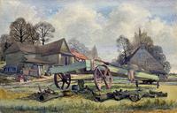 The Green Cart by R.Coleman 1971 - Fine Farmstead Landscape Watercolour Painting (2 of 11) The Green Cart by R.Coleman 1971 - Fine Farmstead Landscape Watercolour Painting (2 of 11)