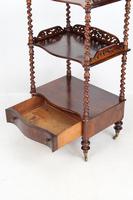 Antique Victorian 3 Tier Rosewood Whatnot (12 of 13) Antique Victorian 3 Tier Rosewood Whatnot (12 of 13)