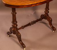 Victorian Burr Walnut Window Table (6 of 6) Victorian Burr Walnut Window Table (6 of 6)