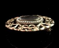 Antique Victorian Mourning Brooch, 9ct Gold Black Enamel (6 of 10) Antique Victorian Mourning Brooch, 9ct Gold Black Enamel (6 of 10)