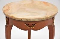 Antique French Inlaid King Wood & Onyx Side Table (3 of 6) Antique French Inlaid King Wood & Onyx Side Table (3 of 6)