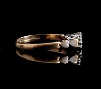 Vintage Diamond Solitaire Ring, Hearts, 9ct Gold (7 of 10) Vintage Diamond Solitaire Ring, Hearts, 9ct Gold (7 of 10)