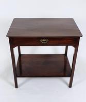 18th Century Mahogany 2 Tier Table with Single Drawer (7 of 8) 18th Century Mahogany 2 Tier Table with Single Drawer (7 of 8)