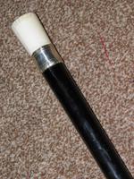 Antique Hallmarked 1914 Silver Pommel Topped Ebony Walking Stick / Cane - 92cm (4 of 13) Antique Hallmarked 1914 Silver Pommel Topped Ebony Walking Stick / Cane - 92cm (4 of 13)