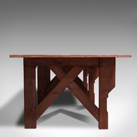 Large 12' Antique Kitchen Table, English, Pine, Industrial, Victorian, 1900 (5 of 12) Large 12' Antique Kitchen Table, English, Pine, Industrial, Victorian, 1900 (5 of 12)