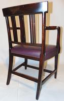 Scottish Georgian Mahogany Elbow Chair (6 of 6) Scottish Georgian Mahogany Elbow Chair (6 of 6)