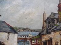Oil on Canvas Cornish Sea View Listed Artist Dora Johns 1966 (4 of 10) Oil on Canvas Cornish Sea View Listed Artist Dora Johns 1966 (4 of 10)