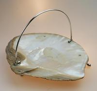 Extremely Rare & Large Solid Silver & Nacre Shell Caviar Clam Bowl c.1902 (16 of 16) Extremely Rare & Large Solid Silver & Nacre Shell Caviar Clam Bowl c.1902 (16 of 16)