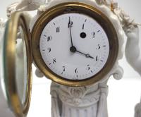 French Empire Figural Mantel Clock – Bisque Porcelain Cherub Verge Mantle Clock c.1800 (9 of 13) French Empire Figural Mantel Clock – Bisque Porcelain Cherub Verge Mantle Clock c.1800 (9 of 13)