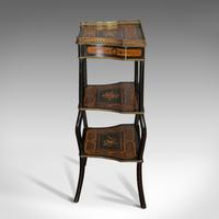 Antique Etagere, Italian, Mahogany, Boxwood, 3 Tier Whatnot, Victorian c.1900 (9 of 12) Antique Etagere, Italian, Mahogany, Boxwood, 3 Tier Whatnot, Victorian c.1900 (9 of 12)