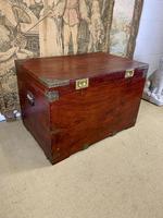 19th C Brass Bound Campaign Style Chest (6 of 8) 19th C Brass Bound Campaign Style Chest (6 of 8)