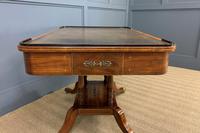 Fine Regency Inlaid Mahogany Library Table (9 of 16) Fine Regency Inlaid Mahogany Library Table (9 of 16)