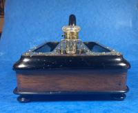 Victorian Brassbound Walnut Inkstand (3 of 16) Victorian Brassbound Walnut Inkstand (3 of 16)