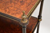 Antique Amboyna & Ebony Etagere Side Table (8 of 13) Antique Amboyna & Ebony Etagere Side Table (8 of 13)