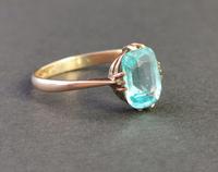 Vintage Art Deco Blue Zircon Solitaire Ring, 9ct Gold (9 of 9) Vintage Art Deco Blue Zircon Solitaire Ring, 9ct Gold (9 of 9)