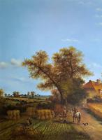 Original Victorian Harvest Countryside Landscape Oil Painting (4 of 10) Original Victorian Harvest Countryside Landscape Oil Painting (4 of 10)