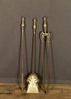 Good Set of Late Victorian Brass Andirons (2 of 6) Good Set of Late Victorian Brass Andirons (2 of 6)