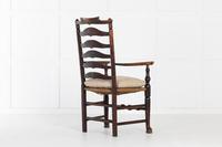 18th Century English Elm Ladder-Back Carver Chair (3 of 11) 18th Century English Elm Ladder-Back Carver Chair (3 of 11)