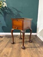 Edwardian Sewing Box with Satin-lined Interior