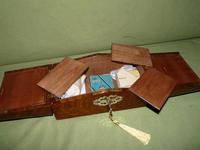 Solid Figured Oak Games Box + Accessories c.1890 (9 of 18) Solid Figured Oak Games Box + Accessories c.1890 (9 of 18)