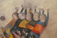 Original Framed 1970s Print “Ballon Players” by Graciela Rodo Boulanger (3 of 7) Original Framed 1970s Print “Ballon Players” by Graciela Rodo Boulanger (3 of 7)