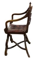 Pair of Ebonised Oak Elbow Chairs (7 of 12) Pair of Ebonised Oak Elbow Chairs (7 of 12)