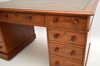 Antique Victorian Mahogany Leather Top Pedestal Desk (5 of 11) Antique Victorian Mahogany Leather Top Pedestal Desk (5 of 11)
