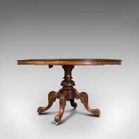 Antique Breakfast Table, English, Walnut, Mahogany, Tilt Top, Oval, Victorian (10 of 12) Antique Breakfast Table, English, Walnut, Mahogany, Tilt Top, Oval, Victorian (10 of 12)