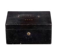 Late 19th Century Leather Jewellery Box (2 of 3) Late 19th Century Leather Jewellery Box (2 of 3)