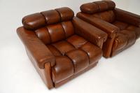 Pair of Vintage Tufted Leather Club Armchairs (4 of 6) Pair of Vintage Tufted Leather Club Armchairs (4 of 6)