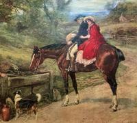 19thC English School - Horse & Hound Country landscape Oil Painting (11 of 11) 19thC English School - Horse & Hound Country landscape Oil Painting (11 of 11)