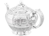 Sterling Silver Three Piece Zodiac Tea Service - Antique Victorian 1882 (9 of 24) Sterling Silver Three Piece Zodiac Tea Service - Antique Victorian 1882 (9 of 24)