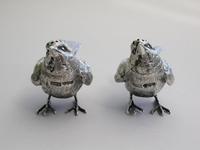 Pair of George V Novelty Silver Wren Peppers, by R H H, Sheffield, 1926 (5 of 12) Pair of George V Novelty Silver Wren Peppers, by R H H, Sheffield, 1926 (5 of 12)
