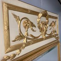 Large French Paint & Gilt Trumeau Mirror (2 of 11) Large French Paint & Gilt Trumeau Mirror (2 of 11)