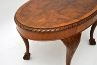 Antique Burr Walnut Oval Coffee Table (4 of 8) Antique Burr Walnut Oval Coffee Table (4 of 8)