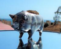 Rare Beautiful Victorian White Metal Novelty Pig Pen Wipe c.1900 (2 of 12) Rare Beautiful Victorian White Metal Novelty Pig Pen Wipe c.1900 (2 of 12)