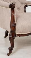 Victorian Rosewood Camel Back Settee (5 of 6) Victorian Rosewood Camel Back Settee (5 of 6)