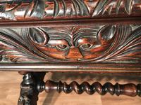 Victorian Carved Oak Desk Library Table (23 of 25) Victorian Carved Oak Desk Library Table (23 of 25)