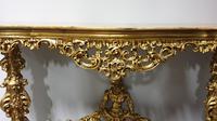 Carved Wood Gilt Console Table (5 of 17) Carved Wood Gilt Console Table (5 of 17)