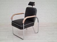 Unique old Danish armchair, 50s, Art Deco style, completely renovated-reupholstered (17 of 19) Unique old Danish armchair, 50s, Art Deco style, completely renovated-reupholstered (17 of 19)